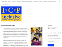 Tablet Screenshot of inclusivecommunities.net